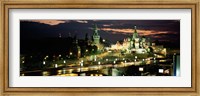 Red Square at night, Kremlin, Moscow, Russia Fine Art Print