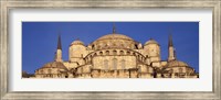 Low angle view of a mosque, Blue Mosque, Istanbul, Turkey Fine Art Print