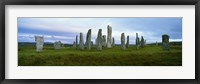 Calanais Standing Stones, Isle of Lewis, Outer Hebrides, Scotland. Fine Art Print