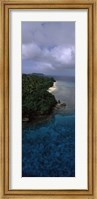 Aerial view of a coastline, Vava'u, Tonga, South Pacific Fine Art Print
