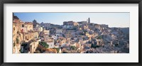 Houses in a town, Matera, Basilicata, Italy Fine Art Print