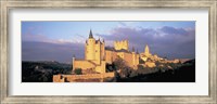 Clouds over a castle, Alcazar Castle, Old Castile, Segovia, Madrid Province, Spain Fine Art Print