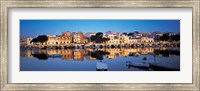 Buildings at the waterfront, Porto, Majorca, Spain Fine Art Print