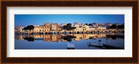 Buildings at the waterfront, Porto, Majorca, Spain Fine Art Print