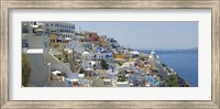 Houses in a city, Santorini, Cyclades Islands, Greece Fine Art Print