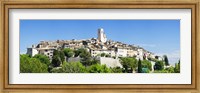 Low angle view of a walled city, Saint Paul De Vence, Provence-Alpes-Cote d'Azur, France Fine Art Print