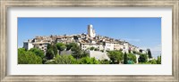 Low angle view of a walled city, Saint Paul De Vence, Provence-Alpes-Cote d'Azur, France Fine Art Print