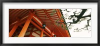 Low angle view of a shrine, Heian Jingu Shrine, Kyoto, Kyoto Prefecture, Kinki Region, Honshu, Japan Fine Art Print