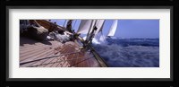 Sailboats in the sea, Antigua, Antigua and Barbuda Fine Art Print