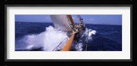 Sailboat in the sea, Antigua, Antigua and Barbuda Fine Art Print