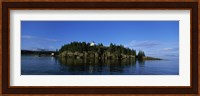 Island in the sea, Bear Island Lighthouse off Mount Desert Island, Maine Fine Art Print