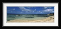 Boats in the sea, North coast of Antigua, Antigua and Barbuda Fine Art Print