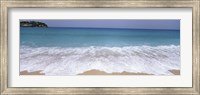 Surf on the beach, Antigua, Antigua and Barbuda Fine Art Print