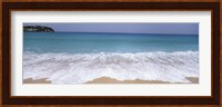 Surf on the beach, Antigua, Antigua and Barbuda Fine Art Print