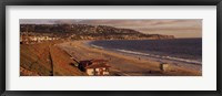 High angle view of a coastline, Redondo Beach, Los Angeles County, California, USA Fine Art Print