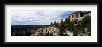 Low angle view of a building, Grand Canyon Lodge, Bright Angel Point, North Rim, Grand Canyon National Park, Arizona, USA Fine Art Print