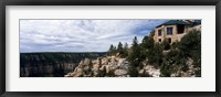 Low angle view of a building, Grand Canyon Lodge, Bright Angel Point, North Rim, Grand Canyon National Park, Arizona, USA Fine Art Print