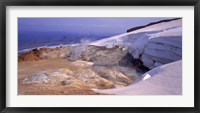 Panoramic view of a geothermal area, Kverkfjoll, Vatnajokull, Iceland Fine Art Print