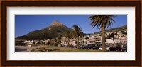 City at the waterfront, Lion's Head, Camps Bay, Cape Town, Western Cape Province, South Africa Fine Art Print