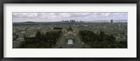 Cityscape viewed from the Eiffel Tower, Paris, Ile-de-France, France Fine Art Print