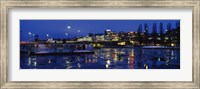 Stockholm, Sweden at night Fine Art Print