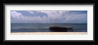 Dhows in the ocean, Malindi, Coast Province, Kenya Fine Art Print