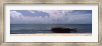 Dhows in the ocean, Malindi, Coast Province, Kenya Fine Art Print