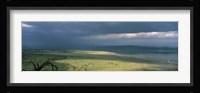 Clouds over mountains, Lake Nakuru, Great Rift Valley, Lake Nakuru National Park, Kenya Fine Art Print