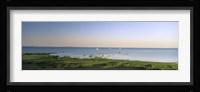 Panoramic view of a lake, Lake Victoria, Great Rift Valley, Kenya Fine Art Print