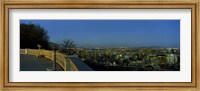 City viewed from an observation point, Kondiaronk Belvedere, Mount Royal, Montreal, Quebec, Canada Fine Art Print