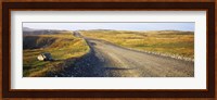 Gravel road passing through a landscape, Cape Bonavista, Newfoundland, Newfoundland and Labrador, Canada Fine Art Print