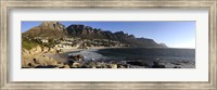 Camps Bay with the Twelve Apostles in the background, Western Cape Province, South Africa Fine Art Print