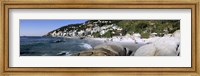 Boulders on the beach, Clifton Beach, Cape Town, Western Cape Province, South Africa Fine Art Print