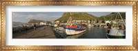 Fishing boats at a harbor, Kalk Bay, False Bay, Cape Town, Western Cape Province, South Africa Fine Art Print
