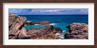 Rock formations on the coast, Bermuda Fine Art Print