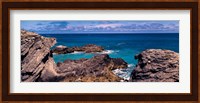 Rock formations on the coast, Bermuda Fine Art Print