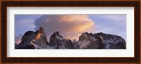 Clouds over mountains, Torres Del Paine, Torres Del Paine National Park, Chile Fine Art Print