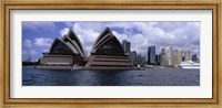 Opera house at the waterfront, Sydney Opera House, Sydney Harbor, Sydney, New South Wales, Australia Fine Art Print