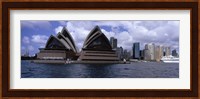 Opera house at the waterfront, Sydney Opera House, Sydney Harbor, Sydney, New South Wales, Australia Fine Art Print