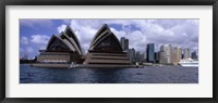 Opera house at the waterfront, Sydney Opera House, Sydney Harbor, Sydney, New South Wales, Australia Fine Art Print