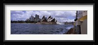 Buildings at the waterfront, Sydney Opera House, Sydney Harbor, Sydney, New South Wales, Australia Fine Art Print