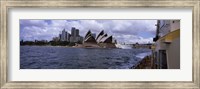 Buildings at the waterfront, Sydney Opera House, Sydney Harbor, Sydney, New South Wales, Australia Fine Art Print