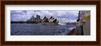 Buildings at the waterfront, Sydney Opera House, Sydney Harbor, Sydney, New South Wales, Australia Fine Art Print
