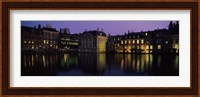 Buildings at the waterfront, Binnenhof, The Hague, South Holland, Netherlands Fine Art Print