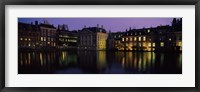 Buildings at the waterfront, Binnenhof, The Hague, South Holland, Netherlands Fine Art Print