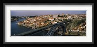 Bridge across a river, Dom Luis I Bridge, Duoro River, Porto, Portugal Fine Art Print