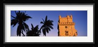 Low angle view of a tower, Torre De Belem, Belem, Lisbon, Portugal Fine Art Print