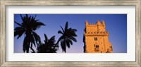 Low angle view of a tower, Torre De Belem, Belem, Lisbon, Portugal Fine Art Print
