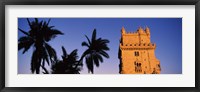 Low angle view of a tower, Torre De Belem, Belem, Lisbon, Portugal Fine Art Print