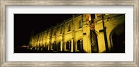Low angle view of a monastery at night, Mosteiro Dos Jeronimos, Belem, Lisbon, Portugal Fine Art Print